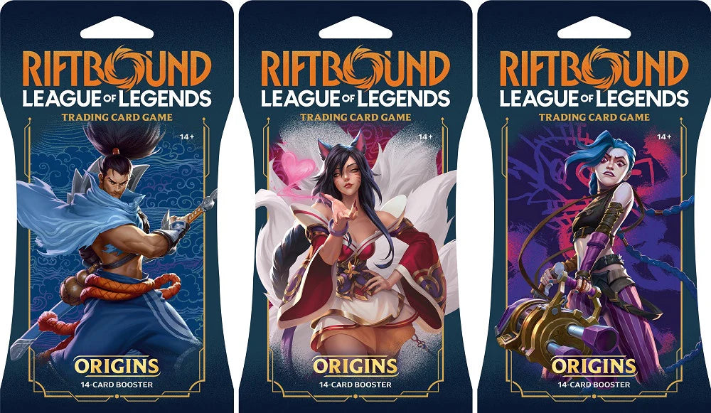 Riftbound - League Of Legends - Origins - Sleeved Booster Pack - Styles Vary
