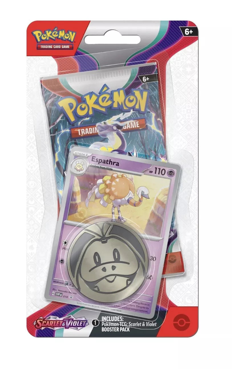 Pokemon - Scarlet and Violet - Base - SV01 - Checklane Blister Pack - Espathra