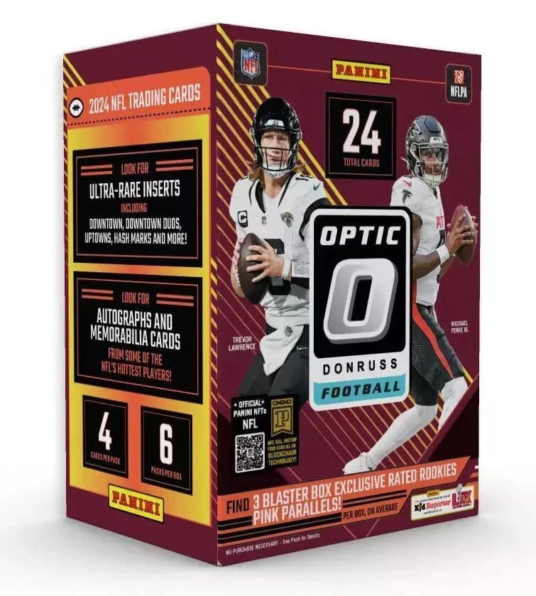 2024 Panini Donruss Optic NFL Football Blaster Box