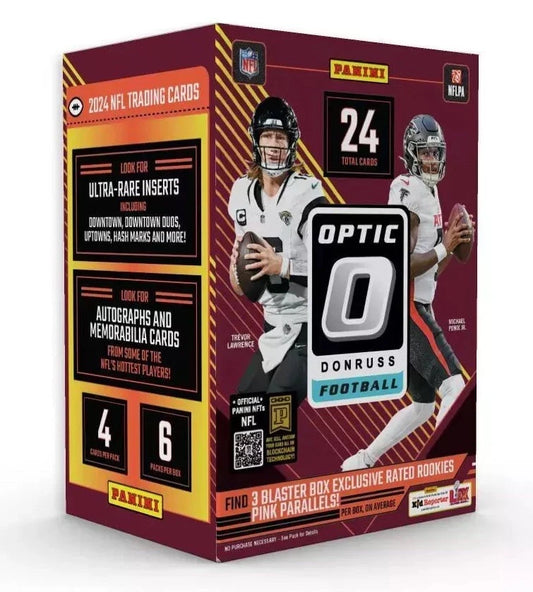 2024 Panini Donruss Optic NFL Football Blaster Box