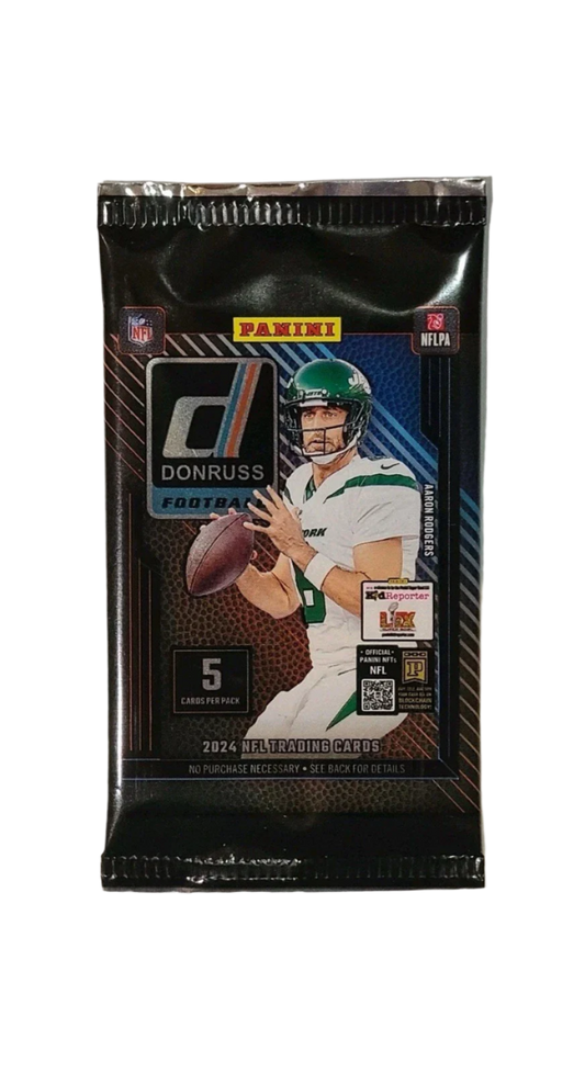 2024 Donruss NFL Football Yellow Insert Single Pack (5 Cards)