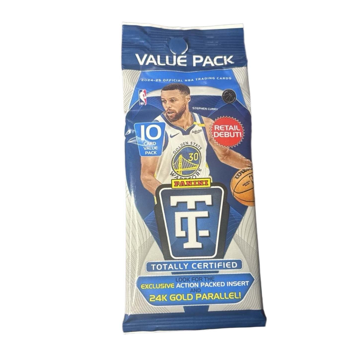 2024-25 Panini Totally Certified NBA Basketball Value Pack (10 Cards)