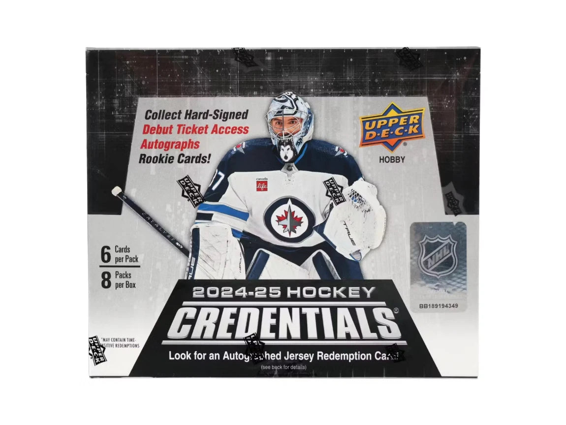2024-25 Upper Deck NHL Hockey Credentials Hobby Box