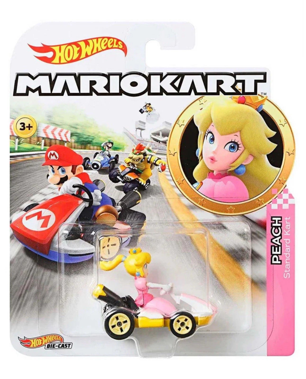 Hot Wheels Mario Kart Princess Peach/Standard Kart