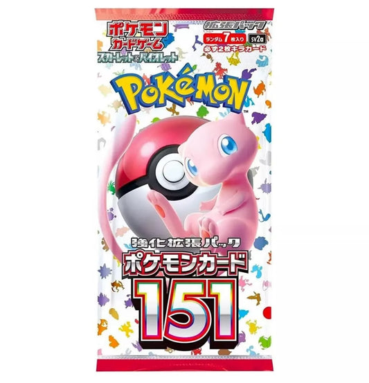 Pokemon - Pokemon 151 - SV2A - Booster Pack - Japanese