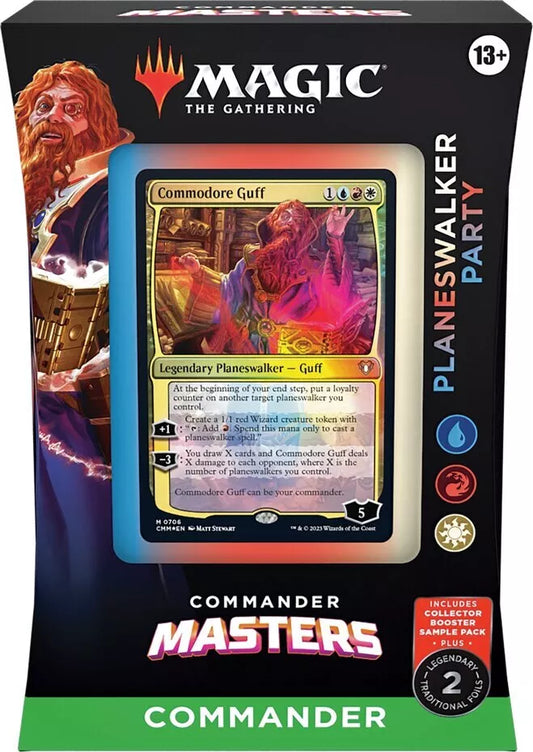 Magic the Gathering - MTG - Commander Masters - Commander Deck - Planeswalker Party