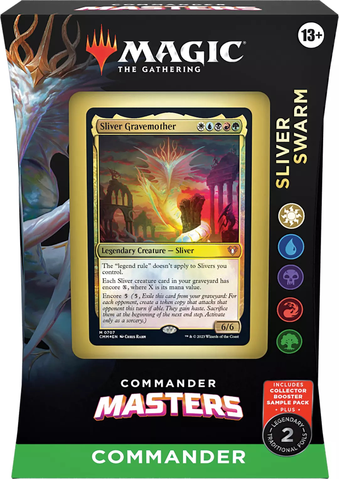 Magic the Gathering - MTG - Commander Masters - Commander Deck - Silver Swarm