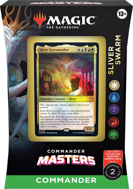 Magic the Gathering - MTG - Commander Masters - Commander Deck - Silver Swarm