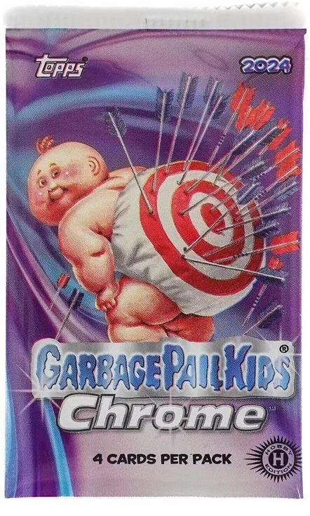 2024 Topps Chrome Garbage Pail Series 7 Single Pack (4 Cards)