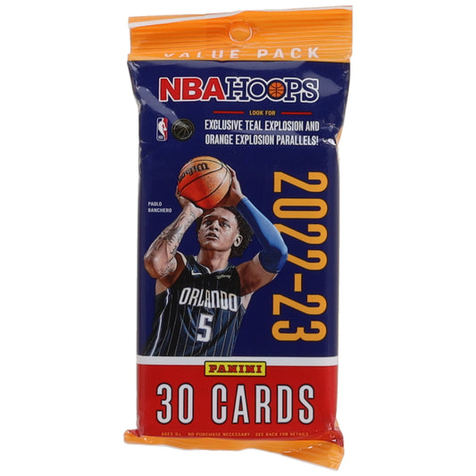 2022-23 Panini NBA Hoops Basketball Jumbo Value Pack (30 Cards)