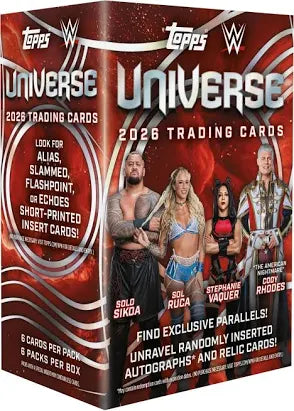 2026 Topps Universe WWE Wrestling Blaster Box