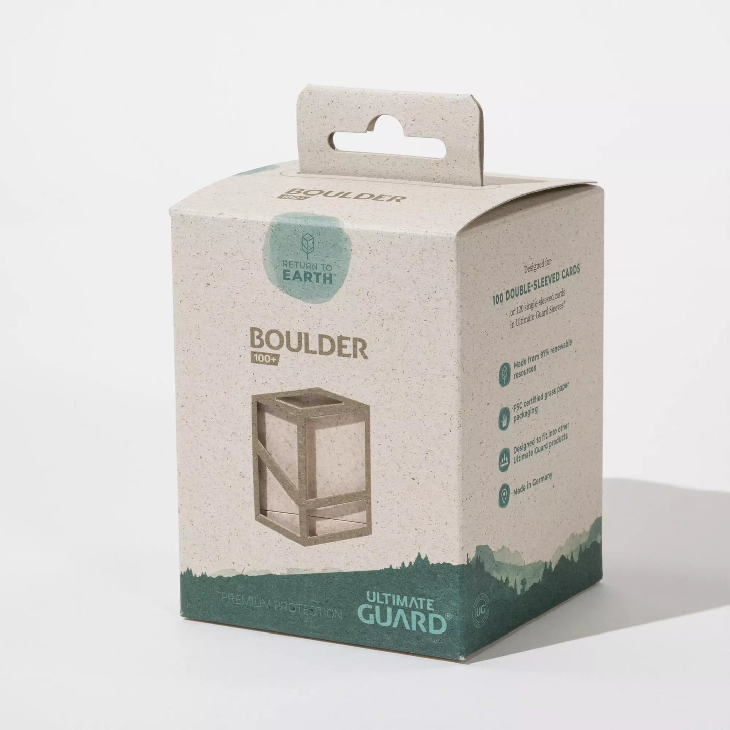 ULTIMATE GUARD - BOULDER 100+ - DECK BOX - RTE - RETURN TO EARTH - BROWN