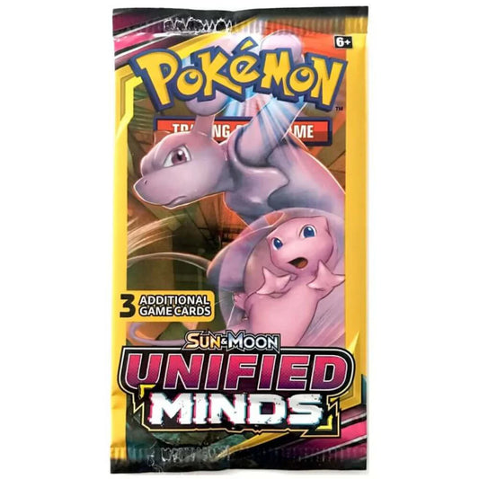 Pokemon - Sun and Moon - Unified Minds - Mini 3 Card Pack - Styles Vary