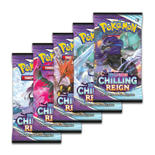 Pokemon - Sword and Shield - Chilling Reign - Single Booster Pack - Styles Vary