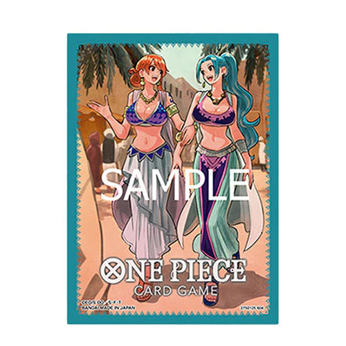 one piece card sleeves vivi Bandai - - Sawk Sleeve count is 100 Shay Obsidian | Heroes Size:Japanese Size (60 pcs)