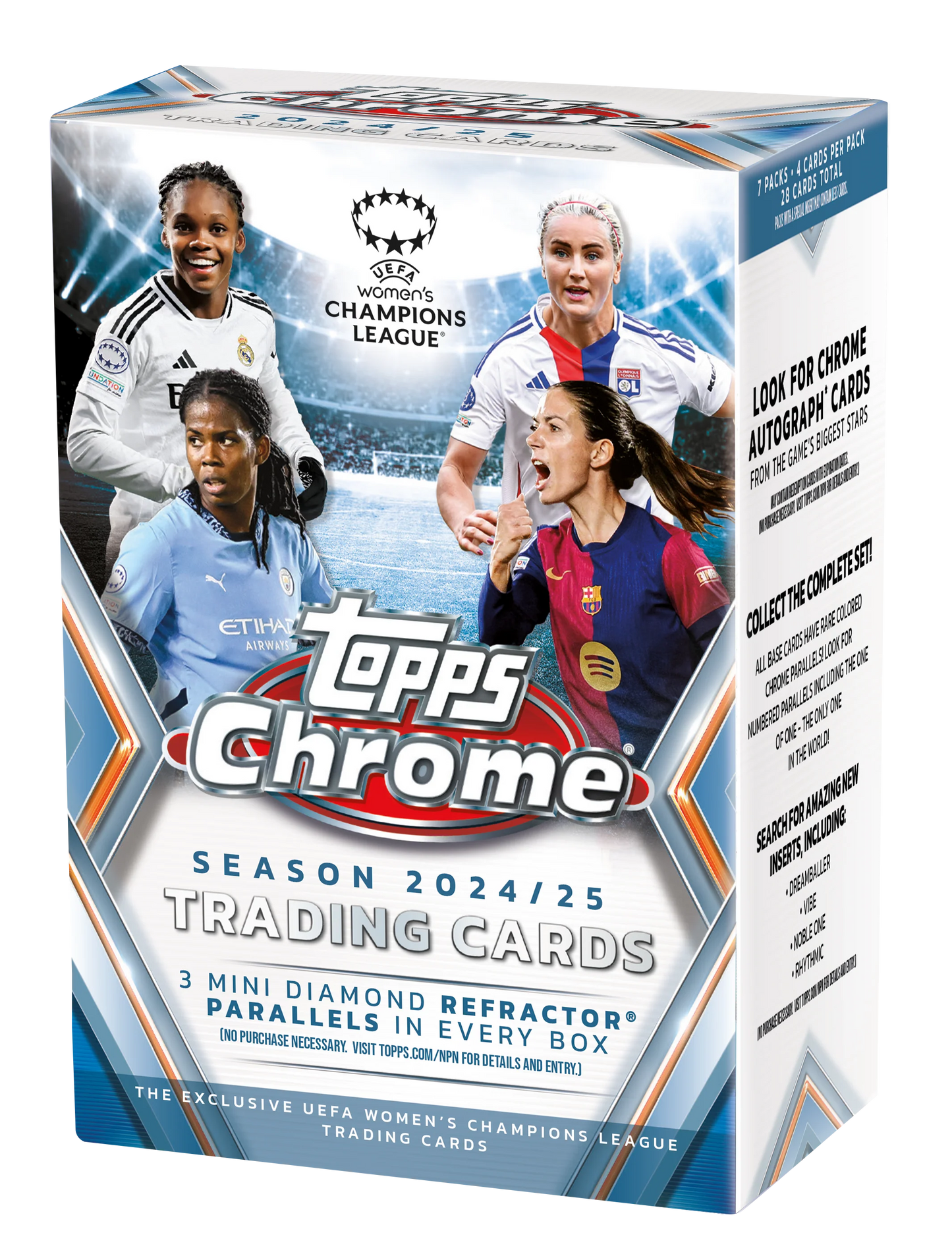 2025-26 Topps Chrome UEFA Women's Champions League Value Box