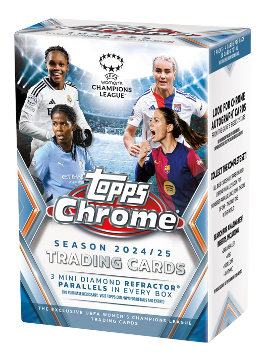 2025-26 Topps Chrome UEFA Women's Champions League Value Box