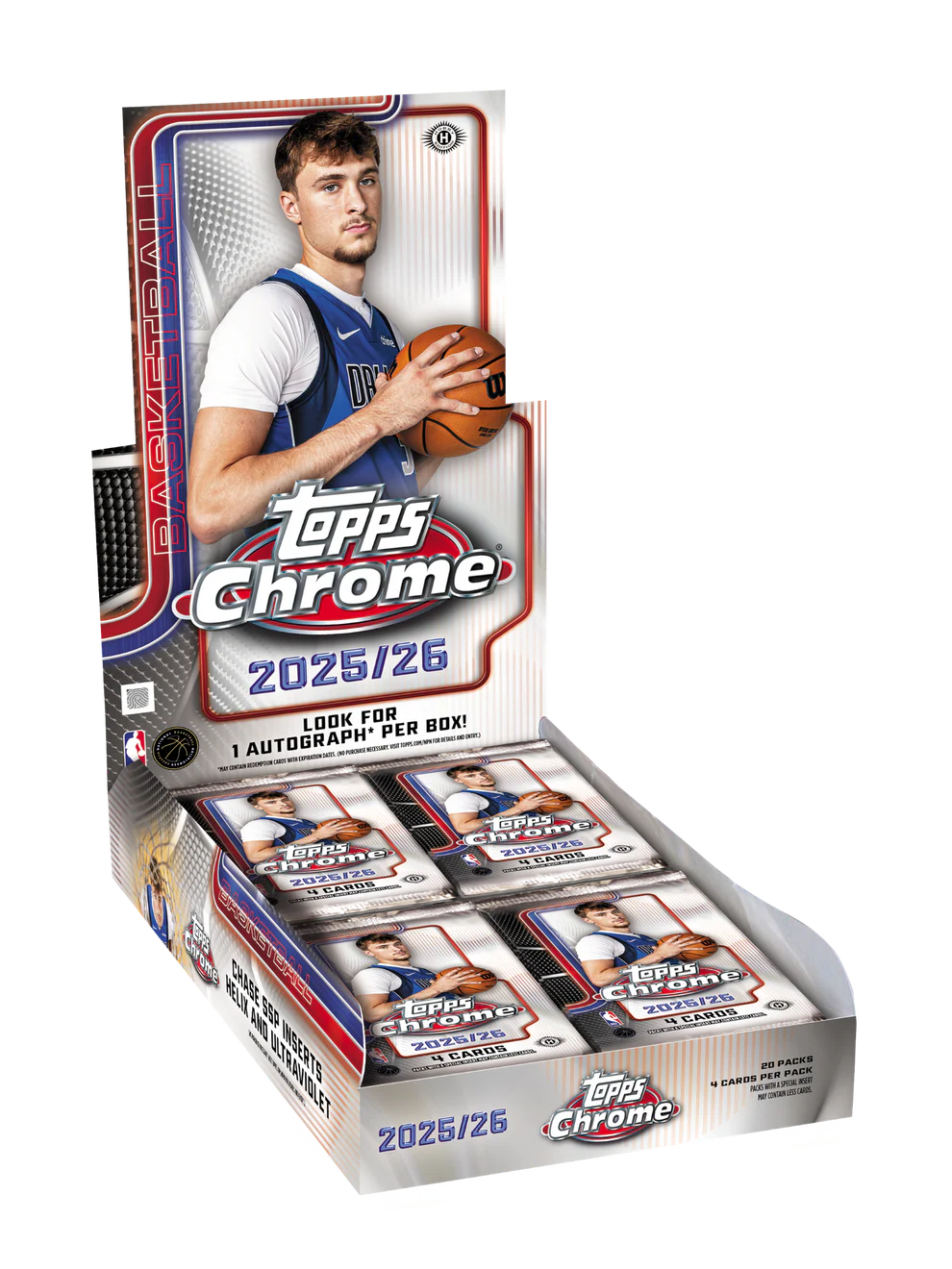 2025-26 Topps Chrome NBA Basketball Hobby Box