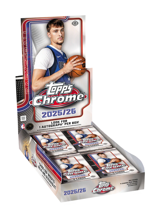 2025-26 Topps Chrome NBA Basketball Hobby Box