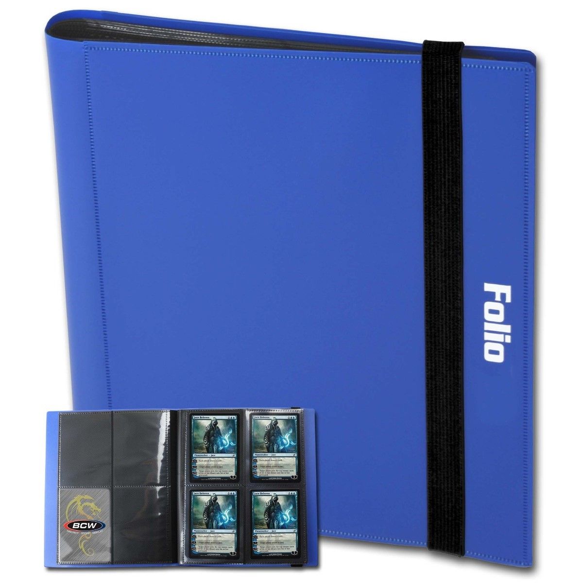 BCW Folio Mini 4 Pocket Binder - Blue