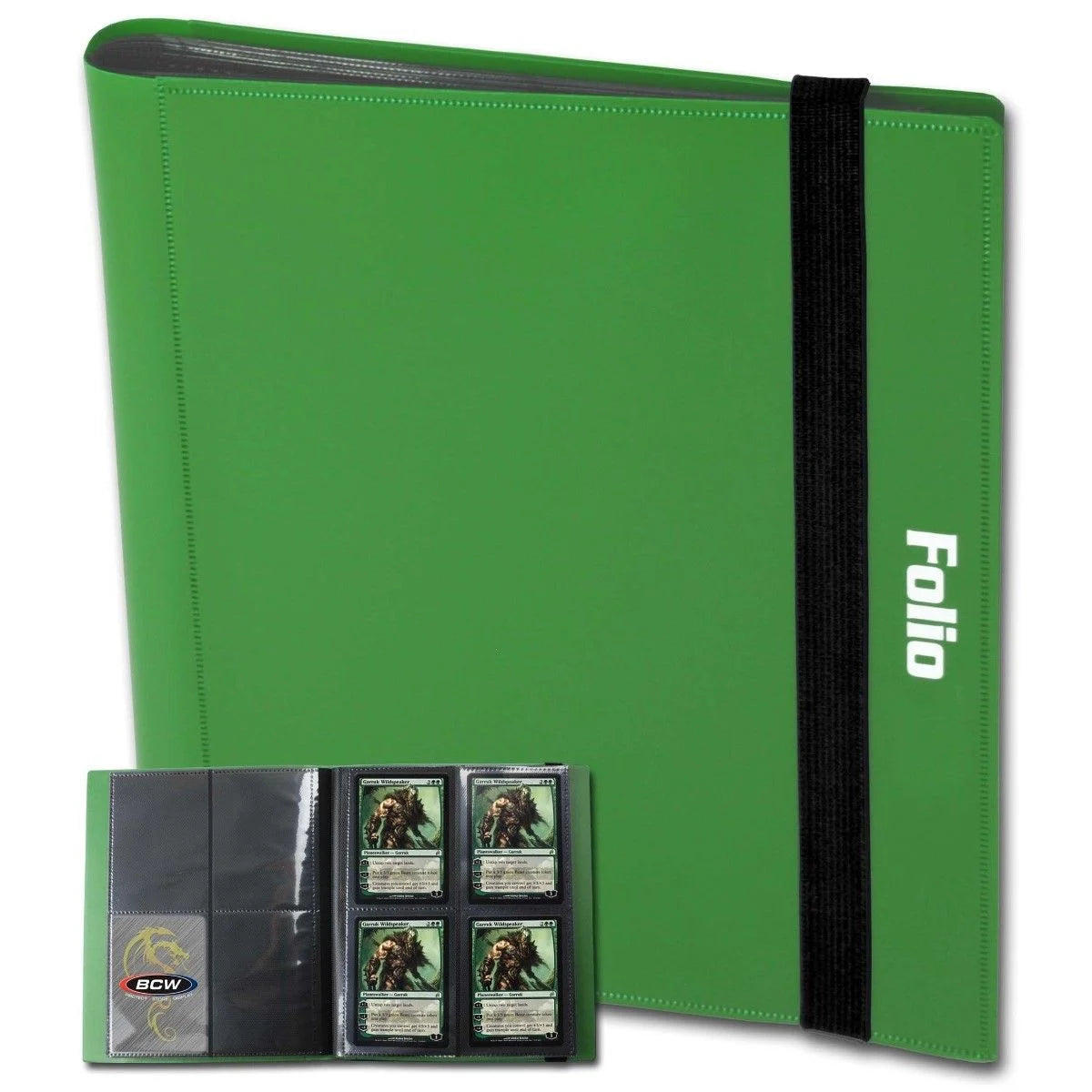 BCW - Folio Mini 4 Pocket Binder - Green