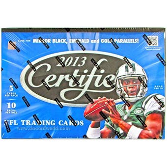 2013 Panini Certified NFL Football Hobby Box