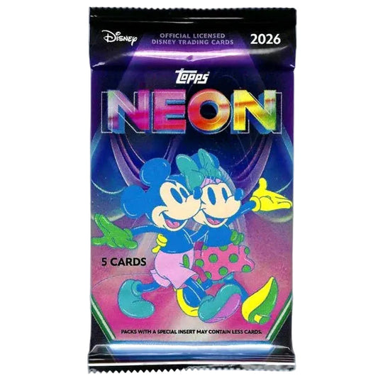 2026 Topps Disney Neon Blaster Pack