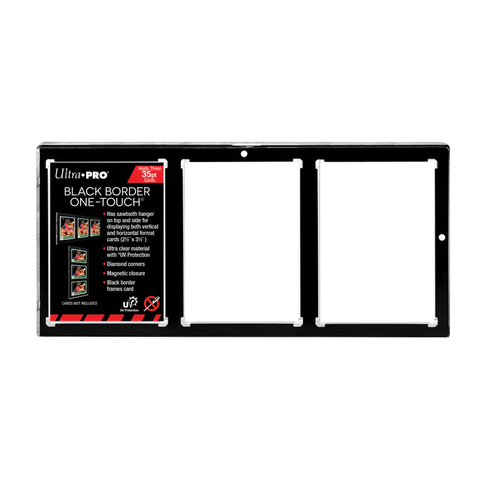 Ultra Pro - Black Border One Touch - 3 Card 35pt