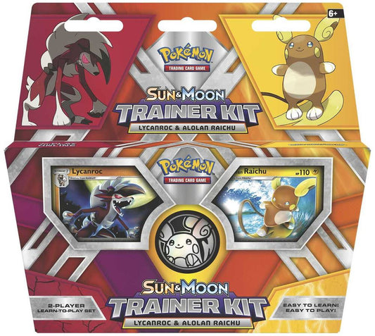 Pokemon - Sun and Moon - 2017 Trainer Kit - Lycanroc and Alolan Raichu