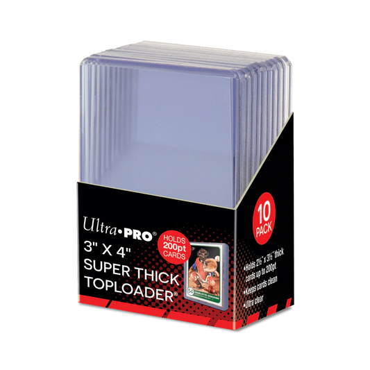 Ultra PRO 10CT Super Thick Toploaders 200PT