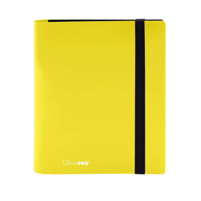 Ultra Pro Eclipse 4 Pocket Pro Binder Lemon Yellow
