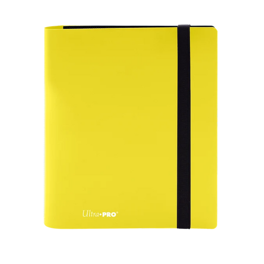 Ultra Pro Eclipse 4 Pocket Pro Binder Lemon Yellow