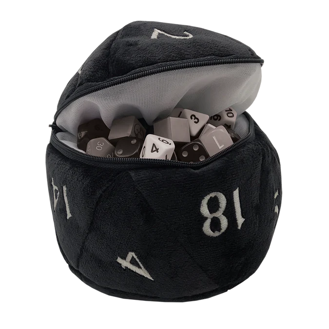 Ultra Pro - Plush D20 - Dice Bag - Black
