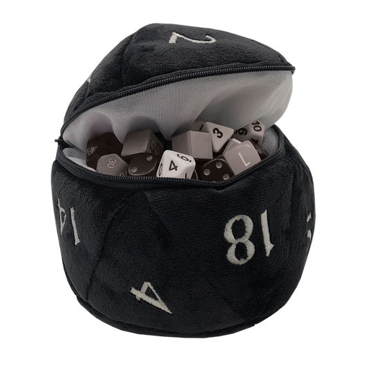 Ultra Pro - Plush D20 - Dice Bag - Black