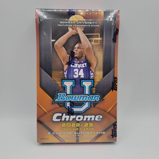 Topps - 2022-2023 Bowman University Chrome - Basketball - Hobby Box