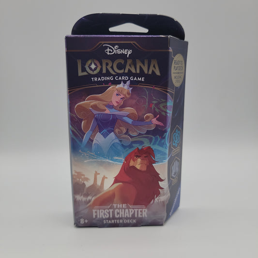 Disney- Lorcana - The First Chapter - Starter Deck - Sapphire/Steel