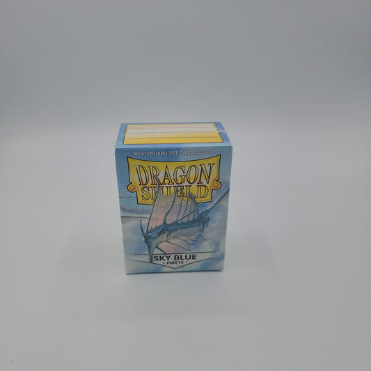 Dragon Shield - 100 Standard Sleeves - Sky Blue Matte