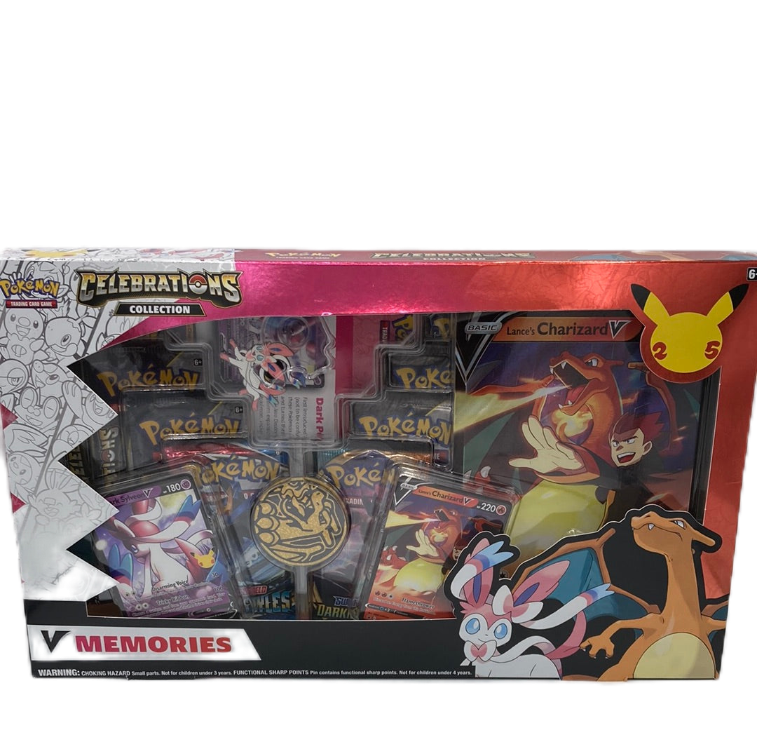 Pokemon - Celebrations - Lance’s Charizard and Dark Sylveon Collection Box