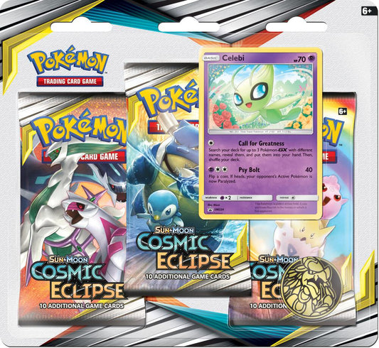 Pokemon - Sun and Moon - Cosmic Eclipse - 3 Pack Blister