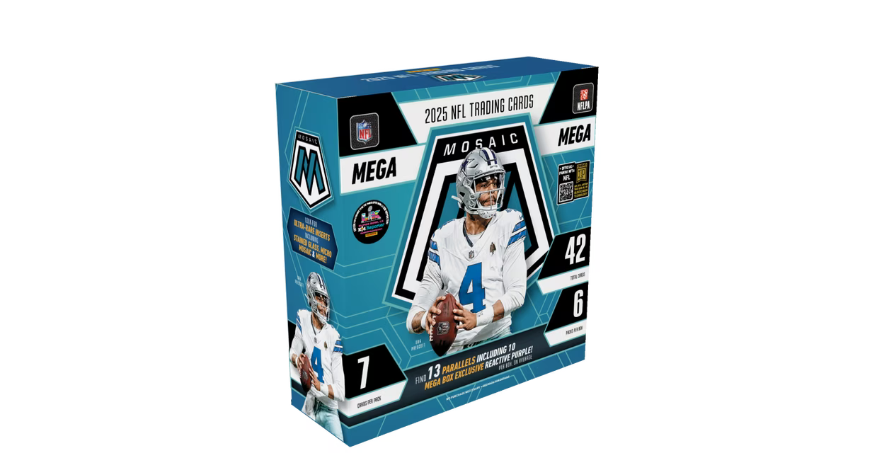 2025-26 Panini Mosaic NFL Football Mega Box
