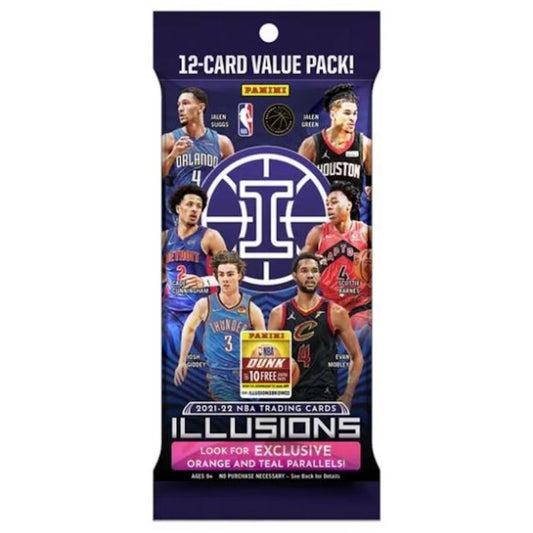 2021-2022 Panini NBA Basketball Illusions Jumbo Value Pack