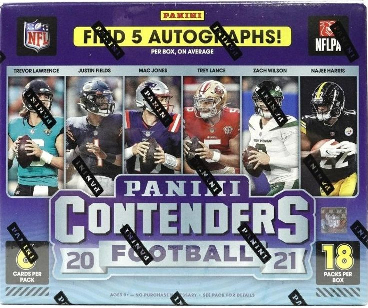 2021 Panini Contenders Football FOTL Hobby Box