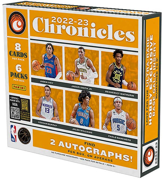 2022 Chronicles NBA Basketball Hobby Box