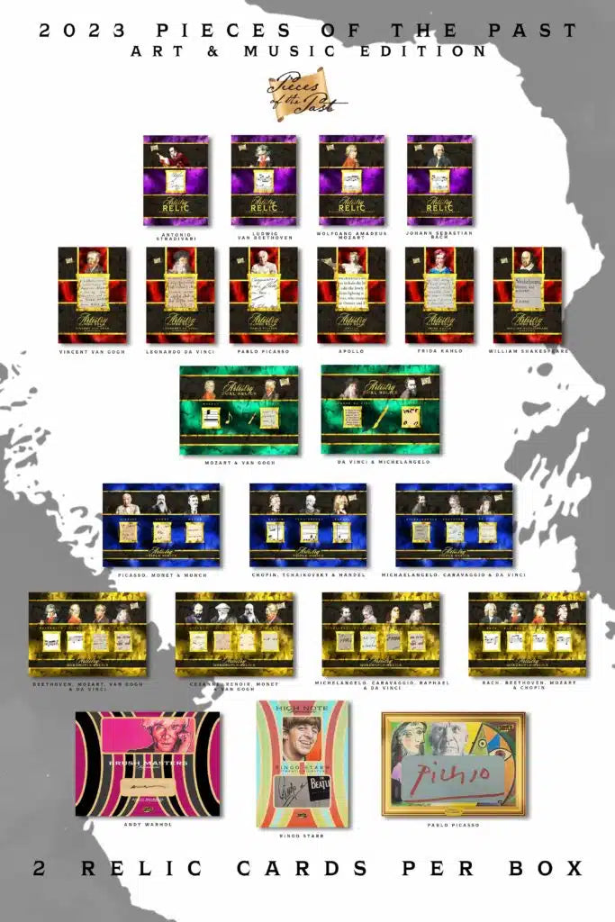 2023 Pieces of the Past Art and Music Hobby Box