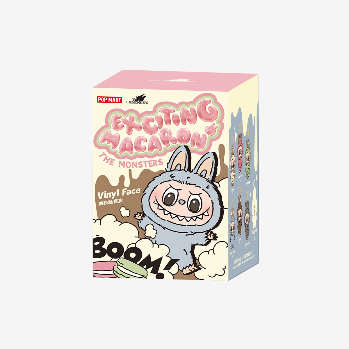 Pop Mart - The Monsters - Exciting Macaron Vinyl Face Labubu Plush Blind Box