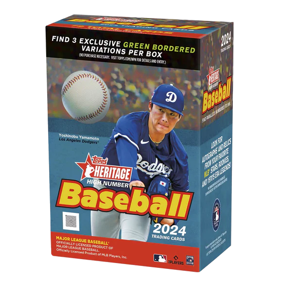 2024 Topps Heritage High Number MLB Baseball Blaster Box