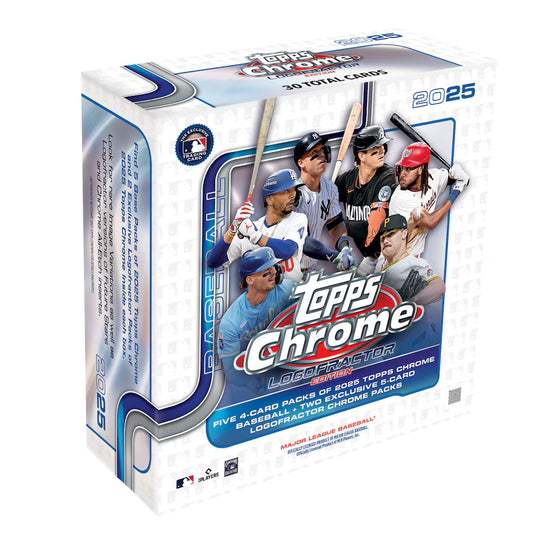 2025 Topps Chrome Logofractor Edition MLB Baseball Mega Box