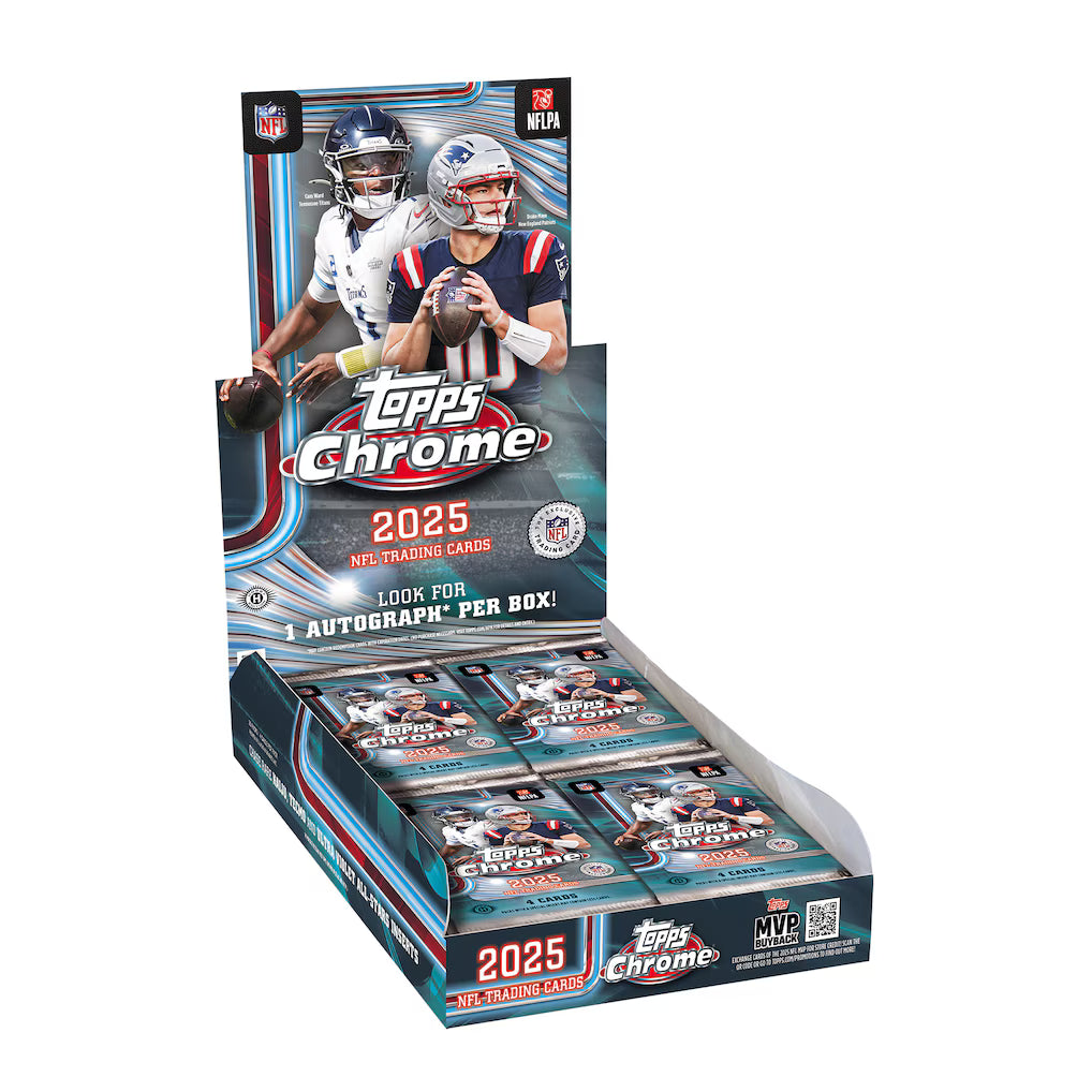 2025-26 Topps Chrome NFL Football Hobby Box