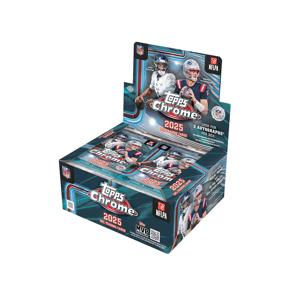 2025-26 Topps Chrome NFL Football Jumbo Hobby Box
