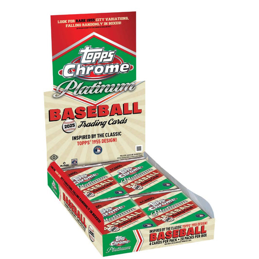 2025-26 Topps Chrome Platinum MLB Baseball Hobby Box